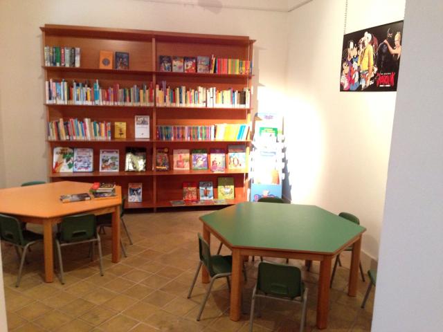 la sala lettura dei bambini